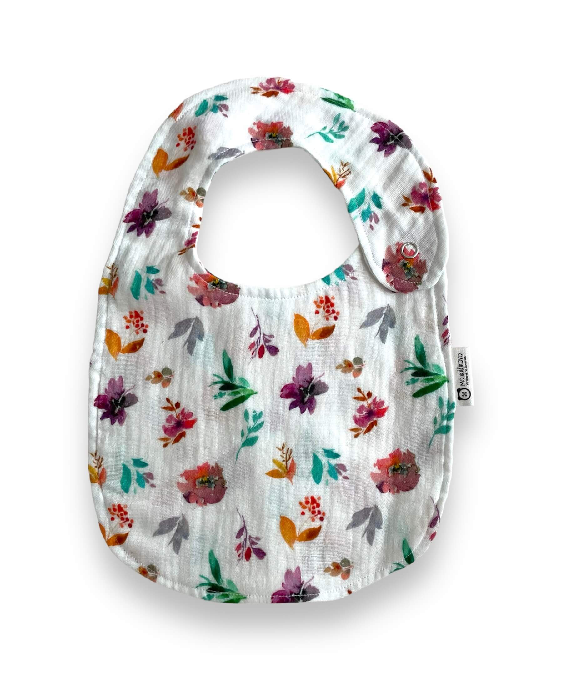 Podbradník biely kvetinky farebné